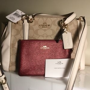 COACH bag and wristlet combo